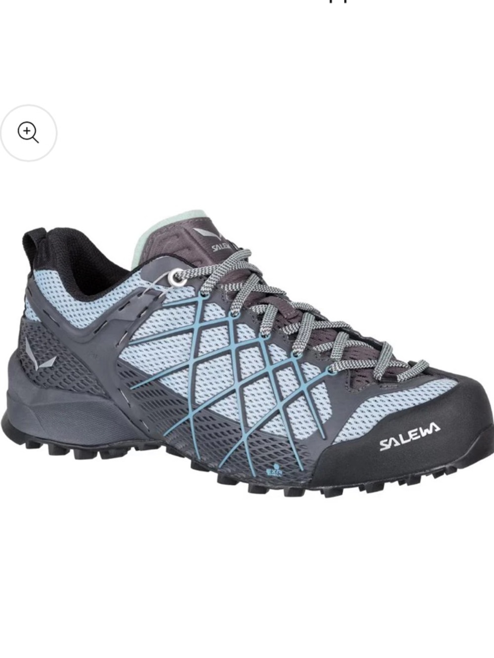Salewa Women's Grey and Blue Wildfire Approach Mountain Shoe